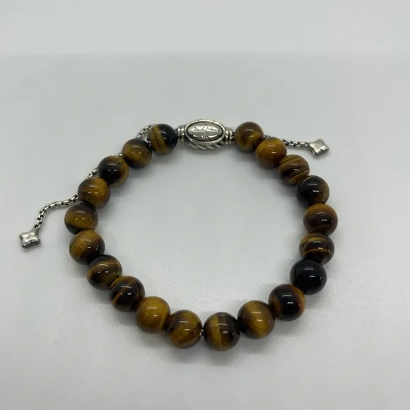David Yurman Spiritual Beads Bracelet, Tiger’s Eye - Picture 2 of 8